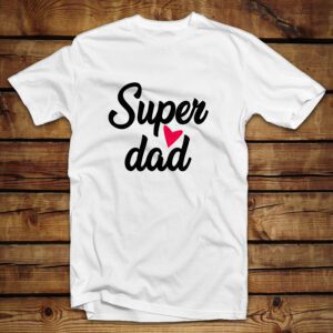 Μπλουζάκι unisex | Super dad heart