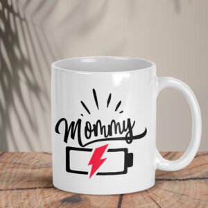 Λευκή Κούπα | Mom Battery