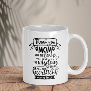 Λευκή κούπα | Thank you Mom