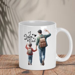 Λευκή κούπα | I love Dad