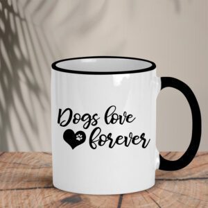 Δίχρωμη Κούπα | Dogs love forever