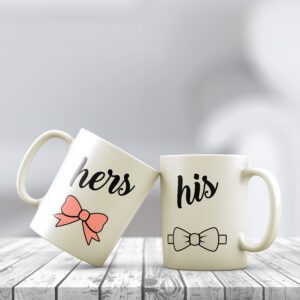 Σετ Λευκές Κούπες | His & Hers