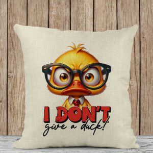 Μαξιλάρι Λινό | I don't give a duck
