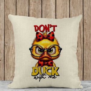 Μαξιλάρι Λινό | Don't duck with me