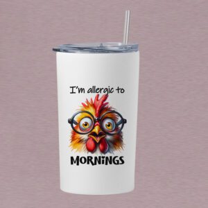 Τumbler θερμός 360ml | I am allergic to mornings