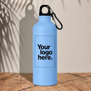 Μεταλλικό μπουκάλι 600 ml | Εκτύπωσε το δικό σου | Γαλάζιο