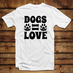 Unisex μπλουζάκι | Dogs = Love