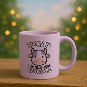 Κούπα Κεραμική Powder | Vegan Because I Love Animals