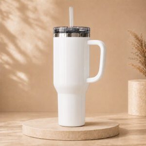 Stanley tumbler θερμός 1200ml | Εκτύπωσε το δικό σου | Λευκό