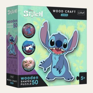 Ξύλινο Παζλ Disney Stitch 50 Κομμάτια