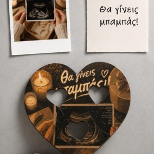 Ξύλινο Puzzle Καρδιά με Δικό σου Σχέδιο | Gift Studio