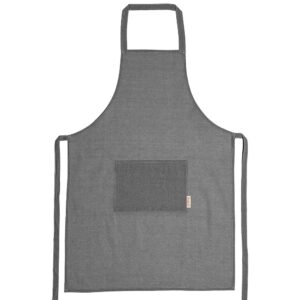 Ποδιά από ανακυκλωμένο βαμβάκi – Apron_Black_Custom | Teesney