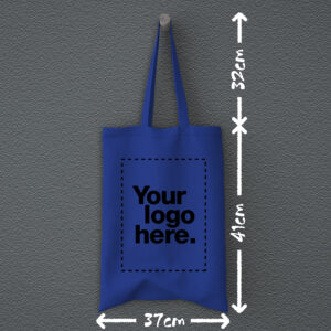 Shopping Bag – Tote Bag_Dark Blue_Custom | Teesney