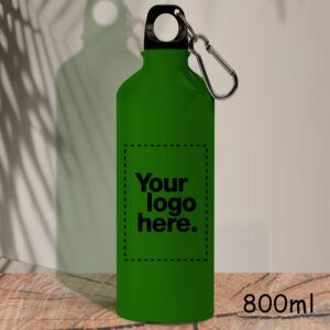 Κούπα Μetal bottle 800ml_Green_Custom | Teesney