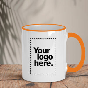 Κούπα Two Color Mug_Orange_Custom | Teesney