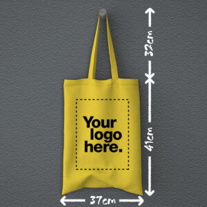 Shopping Bag – Tote Bag_Yellow_Custom | Teesney