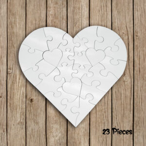 Puzzle Heart Puzzle_23 pieces_Custom | Teesney