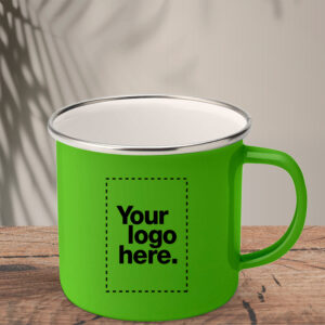 Κούπα Enamel Mug_Green_Custom | Teesney