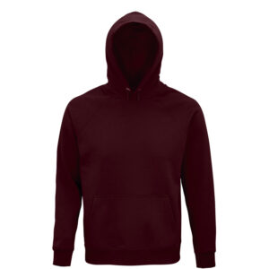 Unisex Φούτερ Σταχτί – Stellar Hoodie_Burgundy_Custom | Teesney