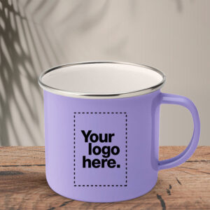 Κούπα Enamel Mug_Purple_Custom | Teesney