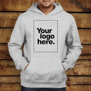 Unisex Φούτερ Σταχτί – Hoodie_Ash_Custom | Teesney