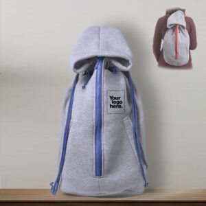 Τσάντα Hoodie (Γκρι / Μαύρο) | Teesney