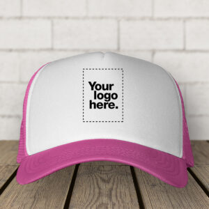 Pink</br>Trucker Hat – Hat_Pink_Custom | Teesney