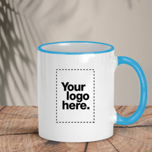 Κούπα Two Color Mug_Sky blue_Custom | Teesney