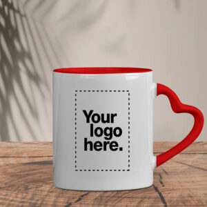 Κούπα Two Color Mug_Red Heart_Custom | Teesney