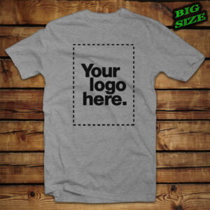 T-shirt shirt_Grey melange_Custom | Teesney