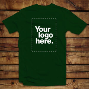 T-shirt shirt_Bottle green_Custom | Teesney