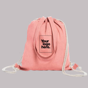 Τσαντα ωμου με κορδονια | Μπλε – Backpack_Red_Custom | Teesney