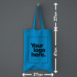 Shopping Bag – Tote Bag_Sky Blue_Custom | Teesney
