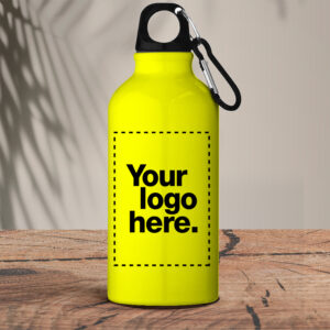 Κούπα Μetal bottle 600ml_Yellow_Custom | Teesney