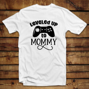 Μπλουζάκι unisex | Leveled up to Mommy