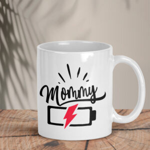 Λευκή Κούπα | Mom Battery