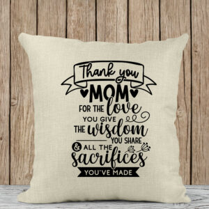 Μαξιλάρι Λινό | Thank you Mom