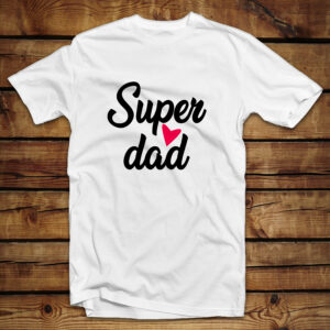 Μπλουζάκι unisex | Super dad heart