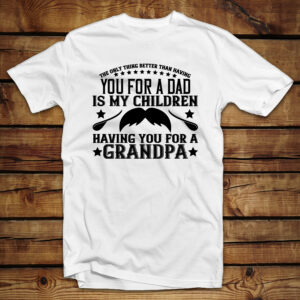 Μπλουζάκι unisex | Dad and my children's Grandpa