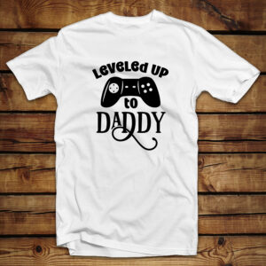 Μπλουζάκι unisex | Leveled up to Daddy