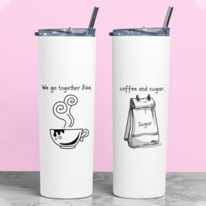 Σετ Tumbler θερμός για Ζευγάρια | Coffee & Sugar