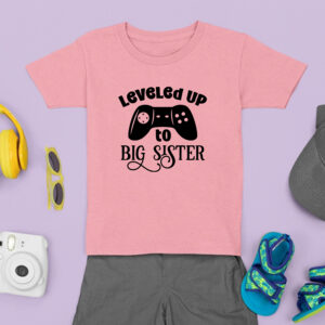 Παιδικό Μπλουζάκι | Leveled up to Big Sister