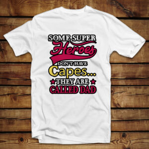 Μπλουζάκι unisex | Dad the Hero without cape