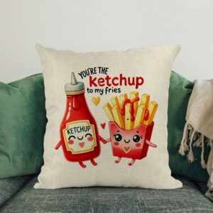 Διακοσμητικό Μαξιλάρι | Ketchup to my Fries