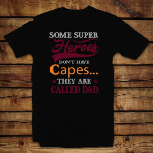 Μπλουζάκι unisex | Dad the Hero without cape