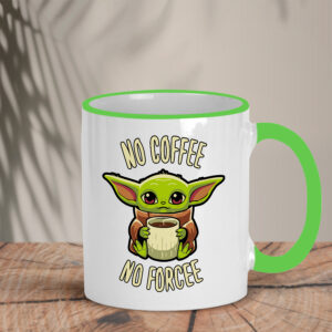 Δίχρωμη Κούπα | No Coffee No Forcee