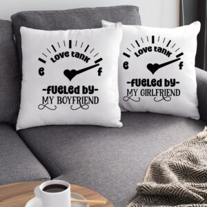 Σετ Μαξιλάρια | Love Tank Fueled by my Boyfriend - Girlfriend
