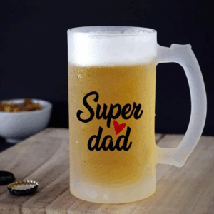 Ποτήρι μπίρας | Super dad heart