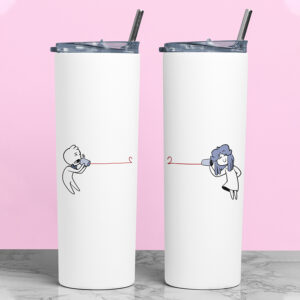 Σετ Tumbler θερμός για Ζευγάρια | I Love You