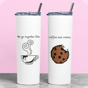 Σετ Tumbler θερμός για Ζευγάρια | Coffee & Cookies